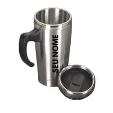 Caneca Térmica Inox Personalizada 450ml - cerveja, água, suco e chá