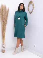 Vestido Poncho de lazinha feminina de cachrrel manga longa pra inverno