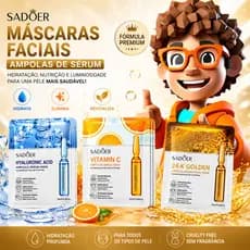 Máscara Facial Clareadora Coreana - PRODUTO ORIGINAL - Sérum Skincare Hidratação Profunda