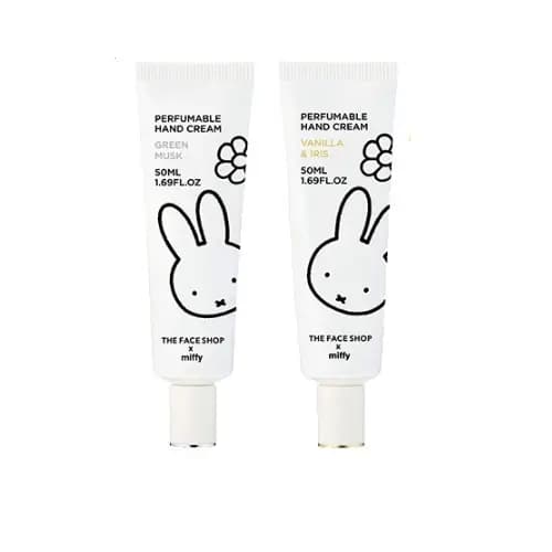 [miffy edition] THE FACE SHOP PERFUMABLE HAND CREAM (Seleção 1),creme para as mãos, Korean Cosmetics