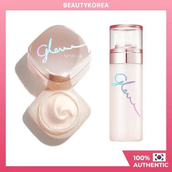 Missha Glow Skin Balm /To Go Mist ,Bálsamo De Pele Brilhante/Para Ir Névoa,  primernévoa,K-Beauty, Korean Cosmetics,Korean Makeup,base makeup