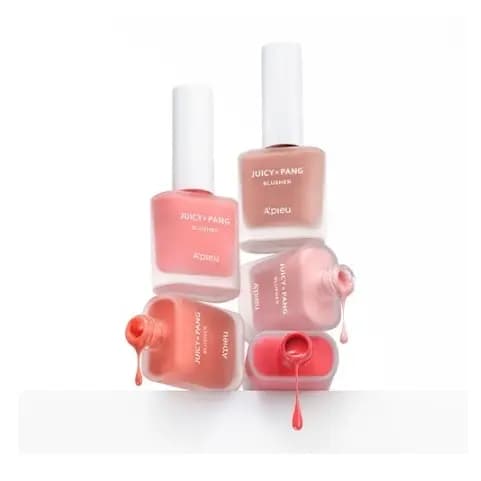 APIEU Juicy Pang Water Blusher, Blush de água Juicy Pang,K-Beauty, Korean Cosmetics