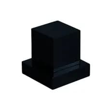 Acabamento Quadrado Para Banheiro e Geral Padrão Deca Metal Preto Fosco