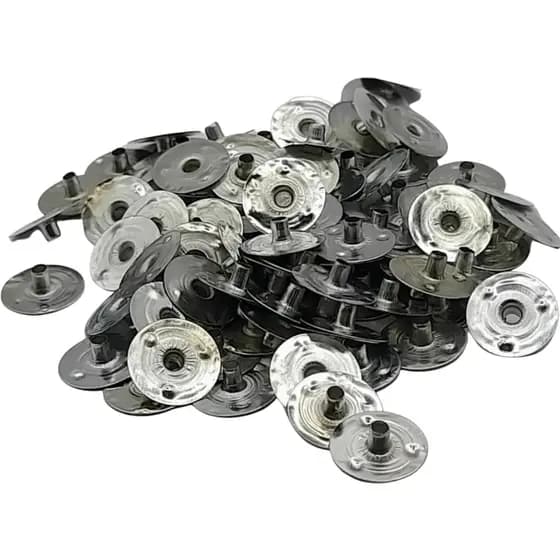 Kit 25, 50 e 100 Unidades Ilhós Base Pavio Velas Decorativas Artesanais 2,5mm 3,0mm