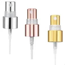 Kit Válvula Spray Semi Luxo Rosca 18/410 para Perfume e Aromatizador Dourado Prata Rose