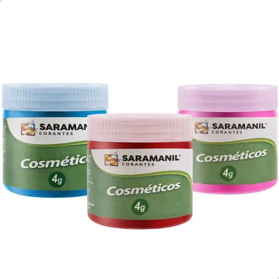 Mica em Pó Colorida Para Velas Cosmético Sabão Sabonete 4g Saramanil