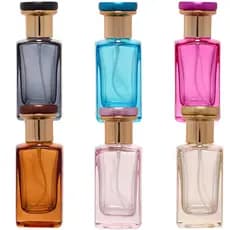 Kit Frasco Perfume Colors Colorido Arabe 30ml Válvula Tampa Luxo Alta Resistência