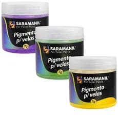 Pigmento em Pó para Velas 7g Saramanil Não Migra By Peter Varias Cores