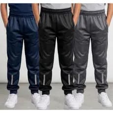 Kit 3 Calças Infantil Inverno Escolar Jogger Flanelada Juvenil 2026