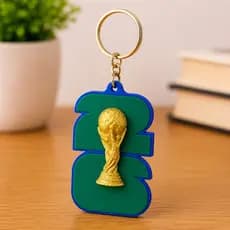 Chaveiro Copa do Mundo 2026 Premium 2 chaveiros kit - Design Exclusivo 3D