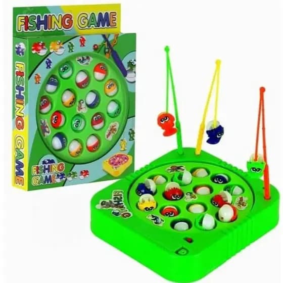Pega Peixe Brinquedo Infantil com 14 Peixinhos que Movem a Boca