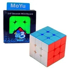 Cubo Mágico Clássico Fácil de Girar as peças – Desafio de Lógica e Paciência 3x3