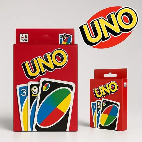 Jogo de Cartas Uno Clássico Original - Diversão Garantida para Todas as Idades, Compacto e Portátil