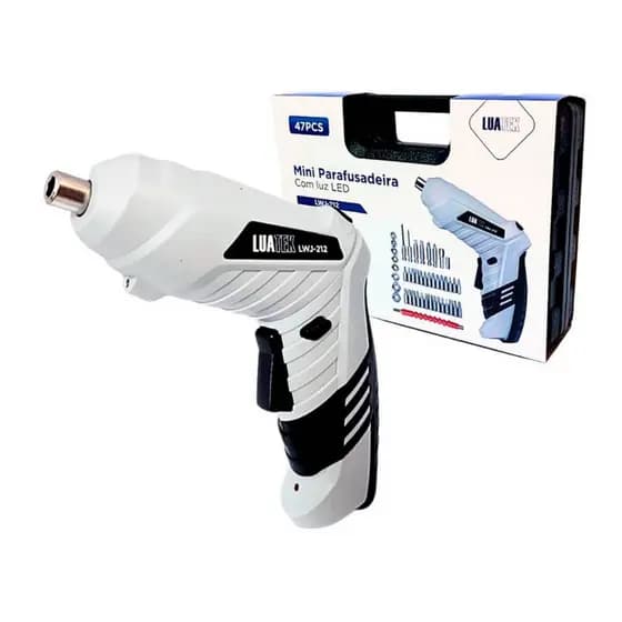 Kit Mini Parafusadeira Elétrica [47 Peças Parafusadeira Portátil Sem Fio Kit]