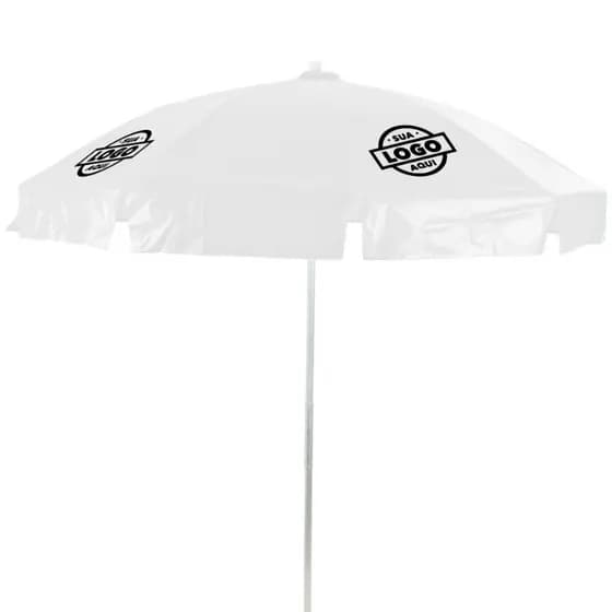 Guarda Sol 1,60m Personalizado Alumínio Reforçado Lona Bagum FPS 100 Praia Eventos