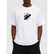 Camiseta Skatshirt Oversized Streetwear Algodão Silk Skate Kit