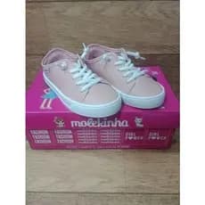 tenis molekinha calce facil rose infantil