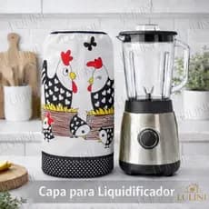 Capa Para Liquidificador Protetora Estampada Casa Decoração Cozinha Eletrodomestico