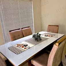 Caminho de Mesa Trilho Retangular 140X0,40CM Cozinha Decoração