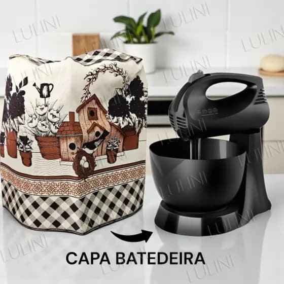 Capa Protetora Para Batedeira Padrão Convencional Varias Estampas