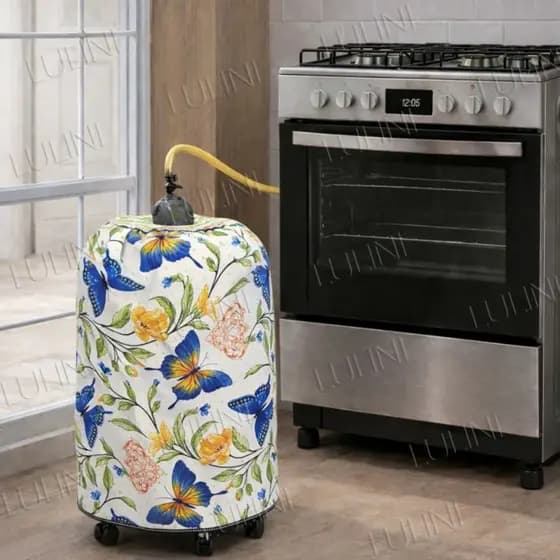 Capa Botijão de Gás Cozinha Estampado Moderno Decoração