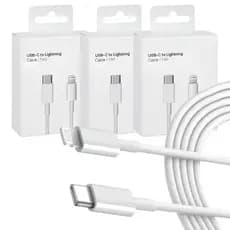 Cabo de Carregamento Rápido USB-C Lightning Iphone USB Tipo-C 1 Metro Turbo