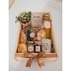 Caixa de madeira pinus, vários tamanhos , Cesta de café da manhã , decoração, artesanato, presentes ideal para cestas