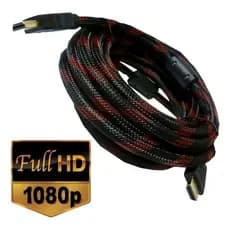 Cabo Hdmi Nylon, Hd 2.0v, Flexivel, 25 Metros