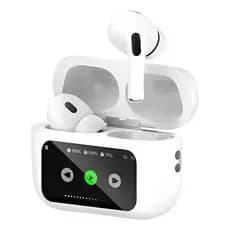 Fone de Ouvido Kaidi KNC4219 com Bluetooth V5.3 e Tela Touch Branco