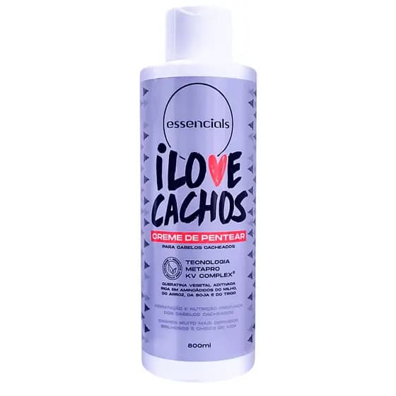 ESSENCIALS CREME DE PENTEAR I LOVE CACHOS - 800ML