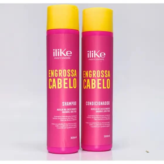 ILIKE ENGROSSA CABELO KIT SHAMPOO E CONDICIONADOR