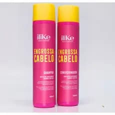 ILIKE ENGROSSA CABELO KIT SHAMPOO E CONDICIONADOR