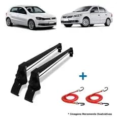 Rack Teto Gol E Voyage G5 E G6 4 Portas + 2 Elástico - Vhip