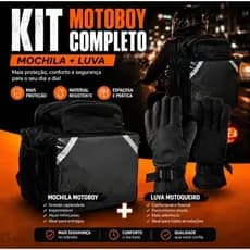 Mochila Bag Térmica Delivery Com Isopor Laminado + Par De Luvas Para Motoboy