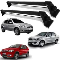 Rack de Teto Bagageiro Fiat Siena e Palio Fire 4 portas 1996 A 2016 Travessa Suporte
