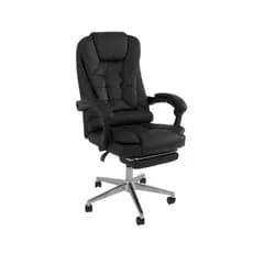 Cadeira De Escritorio Presidente Oficial Ergonomica Apoio Para Pés