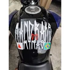 adesivo mandrake de minas para tanque, viseira