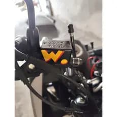 adesivo W. original para burrinho de freio de moto