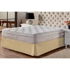Saia para Cama Box Matelada Cama Solteiro Microfibra 170 Fios Proteção Quarto