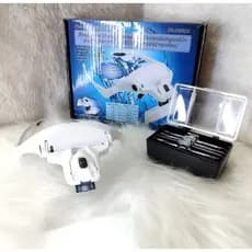 Oculos Lupa 5 Lentes Led Profissional Estetica Cilios