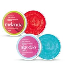 Kit Duo Esfoliante Corporal Facinatus Açúcar – Melancia + Algodão Doce