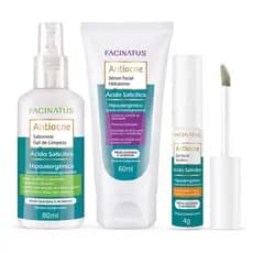 Kit Antiacne Facinatus Ácido Salicílico Pele Oleosa