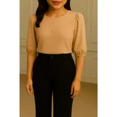 Tendência da Estação: Blusa Feminina Manga 3/4 – Tecido Premium