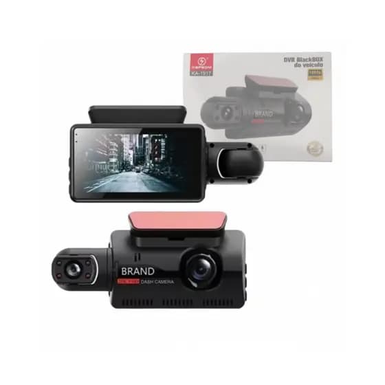 Câmera Veicular Com Lente Dupla Full HD 1080P Dash Camera Kapbom KA-1917