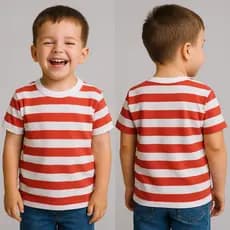 CAMISA MALANDRO FANTASIA INFANTIL ADULTO FOLIA CARNAVAL CAMISA LISTRADA MENINOS VERMELHA FESTA