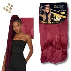 Aplique Cabelo Jumbo Yaky 10x Sintético Trançado Pacotão