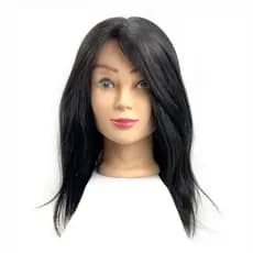 Cabeça De Boneca 100% Humano P/treino De Cabeleireiro