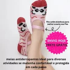 KIT 6 PARES Meia Sapatilha Infantil Antiderrapante | Conforto e Segurança P/ PILATES/YOGA/HIDROGINÁSTICA USO DIÁRIO