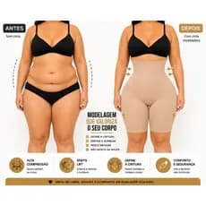 Cinta Modeladora Premium Que Não Enrola com alta Compressão 38/54 ate 115kg Empina BUMBUM