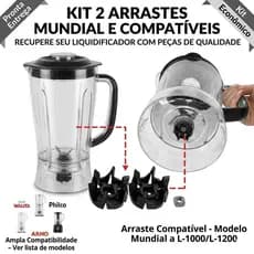 Arraste do Copo Liquidificador Mondial - Durável e Compatível com Vários Modelos